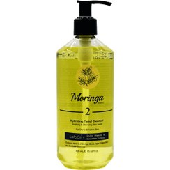 تصویر ژل شستشو و آبرسان صورت مناسب پوست های خشک و حساس Moringa Emo 200ml Moringa Emo Hydrating Facial Cleanser For Dry To Sensitive Skin 200ml