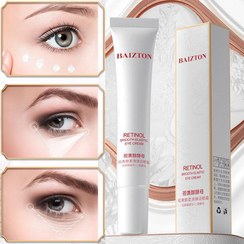 تصویر کرم دور چشم رتینول طراوت بخش مراقبت از چشم مرطوب کننده صاف و روشن کننده Refreshing retinol eye cream for smooth and brightening eye care