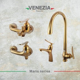 تصویر شیر حمام ماریا طلایی ونزیا 