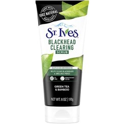 تصویر اسکراب چای سبز و بامبو سینت اویز ST.Ives blackhead clearing St. Ives Blackhead Clearing Green tea Scrub 170g-