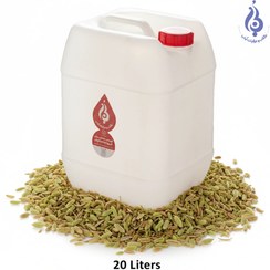 تصویر عرق رازیانه خالص گالنی 20 لیتری لباب English Name: Fennel Hydrosol – 20 Liters Scientific Name: Foeniculum vulgare