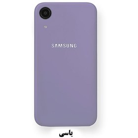 تصویر کاور سیلیکونی گوشی سامسونگ Galaxy A03 Core با محافظ دوربین Silicone Cover for Samsung Galaxy A03 Core