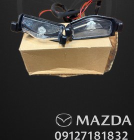 تصویر چراغ پلاک مزدا ۳ طرح اصلی 