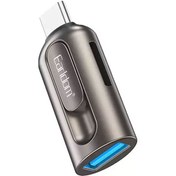 تصویر کارت خوان و او‌تی‌جی ارلدام مدل ET-OT98 تایپ سی 