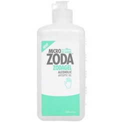 تصویر ژل ضد عفونی کننده الکلی دست میکروزدا 500 میلی لیتر Micro Zoda Hand Alcoholic Antiseptic Gel