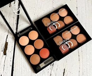 تصویر پالت رژگونه گرد رمانتیک مای (۶ رنگ) romantic may به همراه براش 