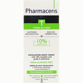 تصویر کرم شب لایه بردار ماندلیک اسید ۱۰٪ سبو آلموند پیل Pharmaceris Pharmaceris Sebo-Almond Peel Night Cream With 10% Mandelic Acid