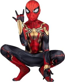 تصویر Marvel: یکپارچه لباس مردان عنکبوتی جوانان لوکس زنتای - ارسال 20 روز کاری Marvel: Integrated Spider-Man Youth Deluxe Zentai Suit