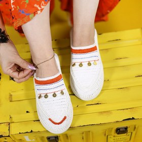 تصویر گیوه زنانه گلدوزی کد723 