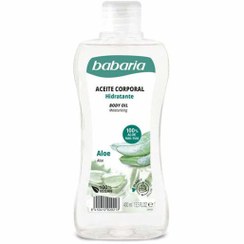 تصویر روغن بدن باباریا babaria مدل Aloe Vera حجم 400 میل babaria Aloe Vera Body Oil 400 ML