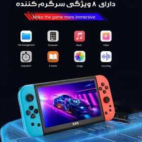 تصویر کنسول بازی پرتابل مدل X80 - تماس بگیرید cosole game x80