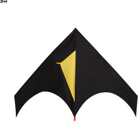 تصویر دلتا کایت تک رنگ سیاه مدل هلال 