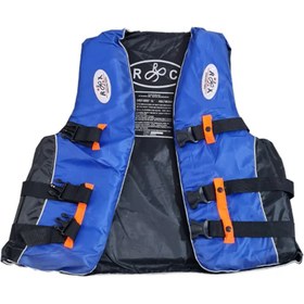 تصویر جلیقه نجات بزرگسال خارجی فومی آبی life vest blue