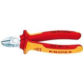 تصویر سیم چین 160mm فشارقوی 70.06.160 کنیپکس Knipex Diagonal Cutter 7006160