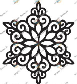 تصویر فایل وکتور شش گل 