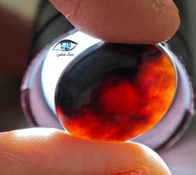 تصویر جزع سیاه طبیعی 2.2 گرم 