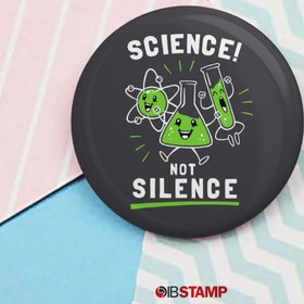 تصویر پیکسل علمی طرح Science Not Silence 