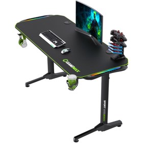 تصویر میز کامپیوتر گیمینگ گیم مکس مدل D140 Carbon Gamemax D140 Carbon Gaming Computer Desk