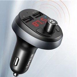 تصویر شارژر فندکی Car Charger با قابلیت تماس و پخش موسیقی مک دودو Mcdodo مدل CC-6880 