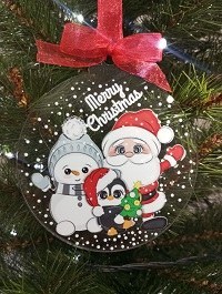 تصویر آویز درخت کریسمس 