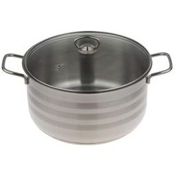 تصویر قابلمه استیل سایز 22 دستی لوکس Destilux Steel pot Destilux size 22