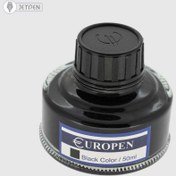 تصویر جوهر خودنویس یوروپن ۵۰ میلی لیتر رنگ مشکی 