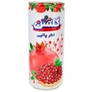 تصویر آبمیوه با طعم انار پالپ دار گلشن قوطی 240 میلی لیتری 