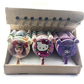 تصویر آینه دسته دار عکسدار 