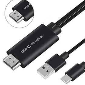 تصویر تبدیل Onten 9572S Type-C to HDMI 1.8m Onten 9572S Type-C To HDMI 1.8m Media Adapter