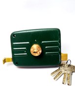 تصویر قفل حیاطی میلاک مدل MC1 کلید کامپیوتری 