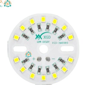 تصویر چیپ ال ای دی ۱۲ وات ۱۲ ولت سفید مهتابی XGD 