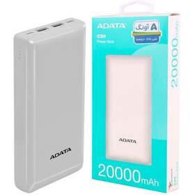 تصویر پاوربانک 20000 ای دیتا ADATA C20 15W 