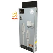 تصویر کابل شارژ TYPE C تایپ سی LENYES مدل LC525 TC-TC (دو سر تایپ سی) 