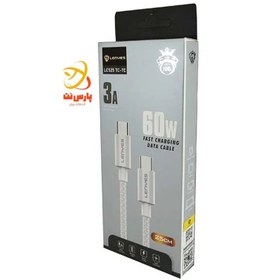 تصویر کابل شارژ TYPE C تایپ سی LENYES مدل LC525 TC-TC (دو سر تایپ سی) 