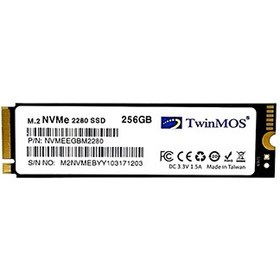 تصویر هارد اس اس دی اینترنال توین موس مدل NVMe M.2 2280 PCIE ظرفیت 256 گیگابایت TwinMOS NVMe M.2 2280 PCIE SSD 256GB