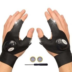 تصویر دستکش چراغ‌دار LED 