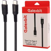 تصویر کابل تبدیل فست شارژ Galexbit Type-C to Type-C 1m Galexbit Type-C to Type-C 1m Cable