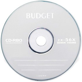 تصویر CD خام باجت BUDGET بسته 50 عددی 