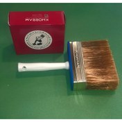 تصویر قلمو پلاستیک زنی ( قلم مو - مقلاویز - مقلاویس ) مو طلایی 15×5 خرم 