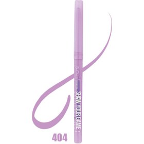 تصویر مداد چشم رنگی پاستل مدل Show Your Game - 401 pastel Waterproof Gel Eye Pencil