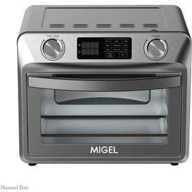 تصویر سرخ کن بدون روغن میگل مدل GAF-210 ظرفیت 20 لیتری Migel GAF-210 Air Fryer 20L