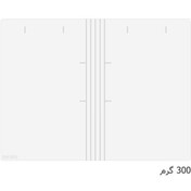 تصویر پوشه مقوایی خط دار ۱۰۰ عددی ۳۰۰ گرم 