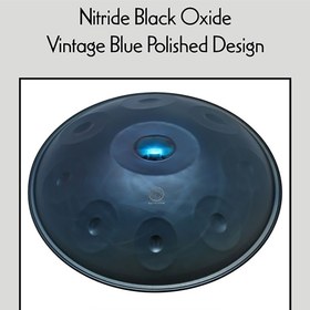 تصویر هنگدرام مهردرام سری Vintage مدل Nitride Black Oxide Vintage Blue Polished Design 