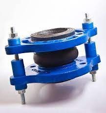 تصویر لرزه گیر مهار دار لاستیکی 4" اینچ مارک آبی ا Blue rubber shock absorber Blue rubber shock absorber