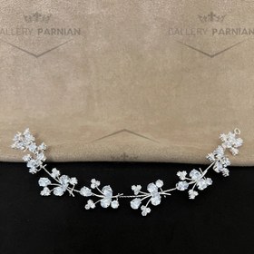 تصویر ریسه موی عروس کد R18 Bridal headband code R18