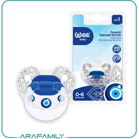 تصویر پستانک ارتودنسی چشم نظر Wee Baby کد 265 (1 تا 6 ماه) پستانک ارتودنسی