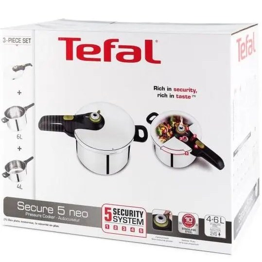 Tefal secure 5 2025 neo 6 l