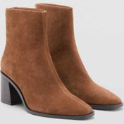 تصویر بوت زنانه مانگو مدل Flat با پاشنه تخت 