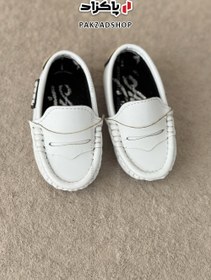 تصویر کفش کالج بچگانه چرم سایز ۱۷ تا ۲۰ رنگ مشکی 