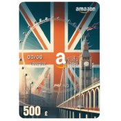 تصویر گیفت کارت آمازون انگلیس - اعتبار: 500 پوند 